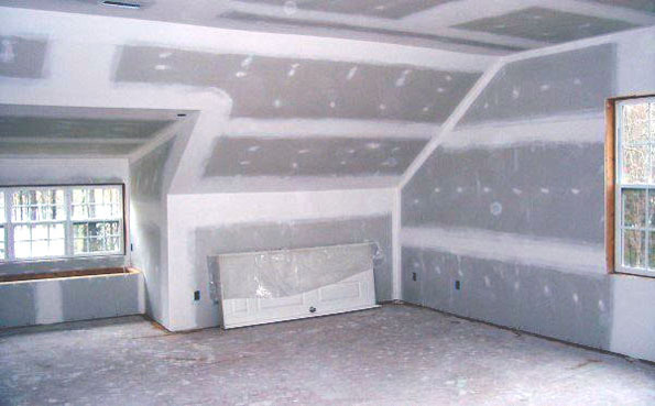 Trockenbau im Dachgeschoss